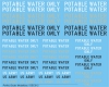 Decals "Potable Water"