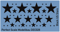 DEC028 black US Stars