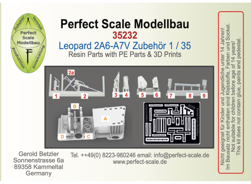 Leopard 2 A6-A7V Zubehör