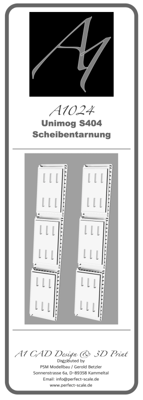 Unimog S404 "Scheibentarnung"